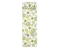 Apalis 78913 Wandgarderobe Frühlingsblüten im Park | Design Garderobe Garderobenpaneel Kleiderhaken Flurgarderobe Hakenleiste Holz Standgarderobe Hängegarderobe | 139x46cm
