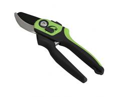 Xclou Bypasschere mit Schnitterweiterung in Grün, Gartenschere mit geschmiedeter Klinge, Astschneider für Bäume, Astschere mit Schnittstärke von ca. 22 mm