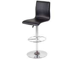 AC Design Furniture 25428 Barhocker 2-er Set Freja, Kunstleder schwarz