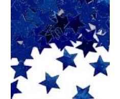 Amscan International Konfetti metallic Stardust blau