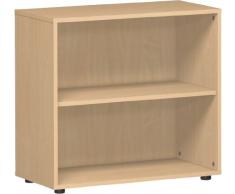 Gera MÃ¶bel S-382001-BU Regal Mailand 2 OH mit StandfÃ¼Ãen, 80 x 40 x 75,2 cm, buche