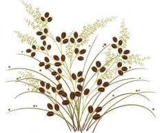 Indigos 4051719902020 Wandtattoo MD033 schÃ¶ne Blumen 96 x 83 cm, bunt farbig