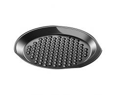 Kaiser Inspiration Backblech, rund, DripTec-Struktur, antihaftbeschichtet, fÃ¼r fettreduzierte krosse Backergebnisse, 37 x 35 x 2,5 cm