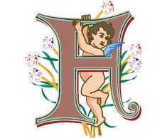 Indigos 4051719702989 Wandtattoo MF048 F wundervolles Ornament Engel Tribal Buchstabe 80 x 68 cm