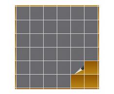 FoLIESEN Fliesenaufkleber fÃ¼r Bad und KÃ¼che - 10x10 cm - Silbergrau glÃ¤nzend - 600 Fliesensticker fÃ¼r Wandfliesen