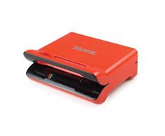 Nova 02.120140.01.001 Sandwich Maker Croque Kabelverstausystem - Leicht zu reinigen, 700 W, rot