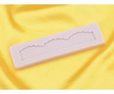 Teigschaber 13131Â flexique Spitze 1Â Silikonform fÃ¼r 8Â x 24Â x 2Â cm pink