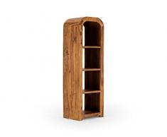 massivum Regal Cabera 57x175x42 cm Palisander braun lackiert