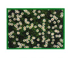 MD-Entree 7201609004 Sauberlaufmatte Gänseblümchen, Abmessungen 66 x 90 cm, Stoff, mehrfarbig, 68 x 38 x 38 cm