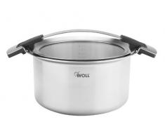 WOLL Kochtopf Edelstahltopf mit Deckel Concept Pro 13 cm hoch (Durchmesser: 24 cm, Inhalt: 6,0 l)