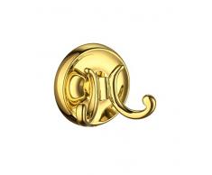 Smedbo Messing poliert Villa Double Handtuch Haken, Gold