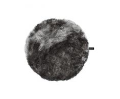 benuta Shaggy Hochflor Teppich Whisper Grau Ã¸ 160 cm rund | Langflor Teppich fÃ¼r Schlafzimmer und Wohnzimmer
