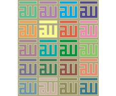 Indigos 4051719872453 Wandtattoo ME309 Islamischen Ornament 80 x 68 cm