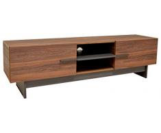 LC spa 205121-02 Form TV Schrank, Holz, braun, 180 x 43 x 51 cm