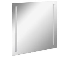 FACKELMANN 84504 Spiegelelement, Spiegel, Silber, 75 x 80 x 2 cm