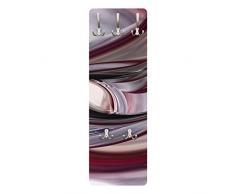 Apalis 79058 Wandgarderobe Illusionary | Design Garderobe Garderobenpaneel Kleiderhaken Flurgarderobe Hakenleiste Holz Standgarderobe Hängegarderobe | 139x46cm