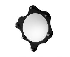 HAKU Möbel 42587 Wandgarderobe 5 x 56 cm, schwarz / chrom / nickel