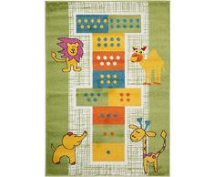 benutaKinder- und Spielteppich Noa Lets Jump! Multicolor 80x150 cm | Teppich für Spiel- und Kinderzimmer