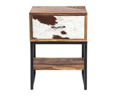 Kare 79136 Kommode, Edelstahl, braun, 30 x 40 x 55 cm