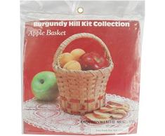 Commonwealth Korb Reed Burgund Hill Kit Apple 6Â x 6Â x 9Â Zoll
