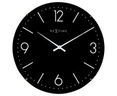 NexTime Basic Dome Wanduhr, schwarz