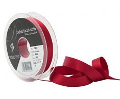 Berisfords 3501Â Satinband 15Â mm scarletberry 908Â 10,5Â x 10,5Â x 3Â cm Double Face Poly Satinband, Scarlet Berry