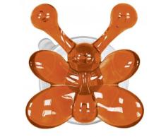 Kleine Wolke MS Kunststoff Wandhaken, orange