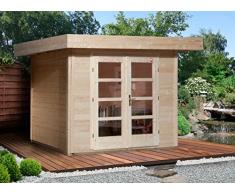 Weka Gartenhaus, Designhaus 126 Größe 2, 28 mm, DT, natur, 356x314x226 cm, 126.3024.00.00