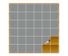 FoLIESEN Fliesenaufkleber fÃ¼r Bad und KÃ¼che - 10x10 cm - Mittelgrau glÃ¤nzend - 1.000 Fliesensticker fÃ¼r Wandfliesen