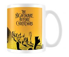 Nightmare Before Christmas Friedhof Szene Tasse aus Keramik, mehrfarbig