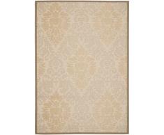 Safavieh Amalia In- und Outdoorteppich, CY7133-79A21, Beige/Dunkelbeige, 121 X 170 cm
