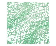 Koziol Raumteiler Silk, Kunststoff, transparent mint, 0.3 x 27.1 x 27.1 cm