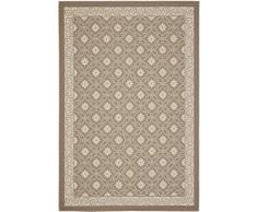 Safavieh Theodore In- und Outdoorteppich, CY7810-97A18, Dunkelbeige / Beige, 160 X 231 cm