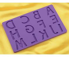 Teigschaber 13113Â flexique Buchstaben Kabel A violett Silikonform fÃ¼r 15Â x 25Â x 1Â cm