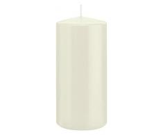 Wiedemann 218121.003 Stumpenkerzen, Wachs, Elfenbein, 15 x 7 cm, 12-Einheiten