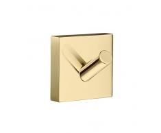 SMEDBO RV355 Handtuchhaken Haus Messing poliert, gold, 4.5 x 4.5 x 4 cm