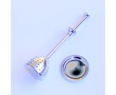 Weis Tee-Brüher Glocke, Edelstahl, Silber 4.5 x 4.5 x 17 cm