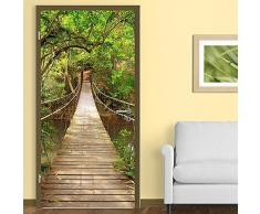 Walplus Wand Aufkleber Jungle Catwalk abnehmbarer selbstklebend Wandbild Kunst Abziehbilder Vinyl Home Dekoration DIY Living Schlafzimmer Décor Tapete Kinder Zimmer Geschenk