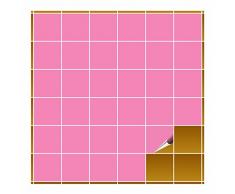FoLIESEN Fliesenaufkleber fÃ¼r Bad und KÃ¼che - 10x10 cm - Hellrosa glÃ¤nzend - 400 Fliesensticker fÃ¼r Wandfliesen