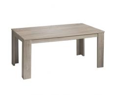 Phoenix 616201ES Esstisch Casablanca, 120 x 74 x 80 cm, anthrazit eiche sägerau