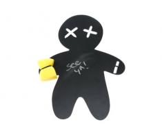 Schiefer Herr Voodoo schwarz mit weiÃer Kreide und Schwamm gelb Silly sy101251