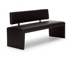 massivum Bank Lohja 162x80x58,5 cm Kunstleder schwarz