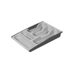 CURVER Besteckkasten ausziehbar in anthrazit/hellgrau, Plastik, 35 x 25 x 10 cm