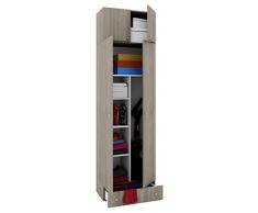 VCM Schrank Staubsauger Universal Mehrzweckschrank Putzschrank Holz sonoma-eiche 238x70x40cm Vandol Auswahl