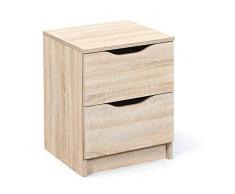 Inter Link Timeless Classic Kommode Dielenschrank Sideboard Hochkommode Highboard Nachtkommode Beistellschrank KFB-Board Sonoma Eiche Nachbildung
