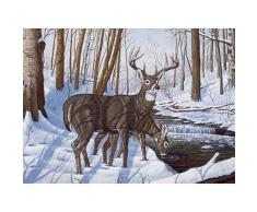 Royal Brush Malen nach Zahlen Kit 15.375-inch X 11.25-inchwinter Bliss, andere, mehrfarbig