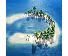 Pro-Art gla673b Wandbild Glas-Art Island of love I, 50 x 50 cm