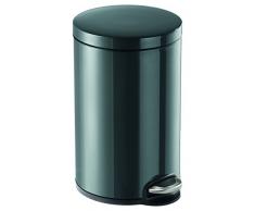 Durable 341158 Treteimer Metall rund 12, mit herausnehmbaren Inneneimer 12 L, 1 StÃ¼ck