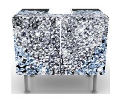 Apalis 52864 Waschbeckenunterschrank Diamant Herz, 60 x 55 x 35 cm