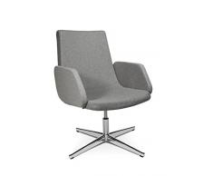 Topstar SLO29AL53 Drehsessel Sitness Lounge 20, 60 x 63 x 98, hellgrau